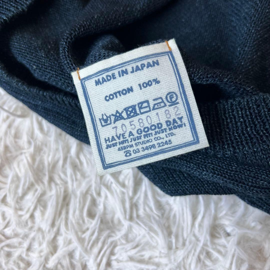 45R ギマ ニットソー の M ポロ（ インディゴ ）