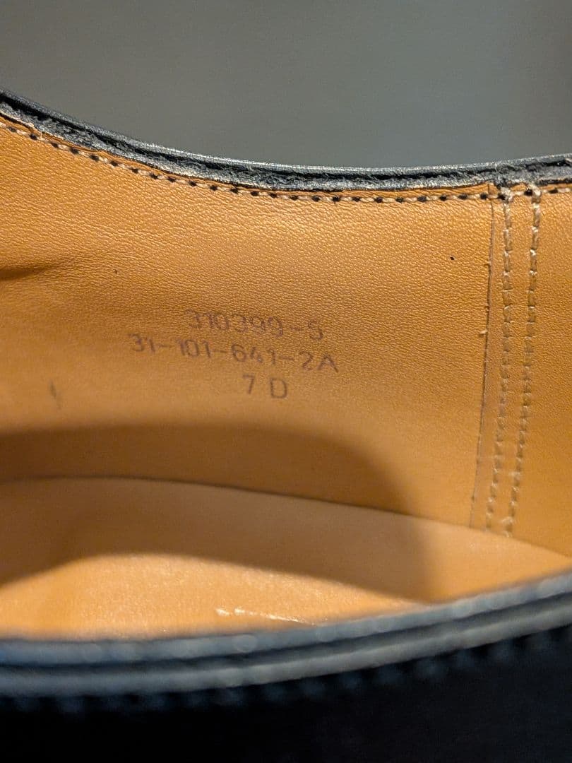 【美品】J.M.WESTON JMウエストン　ゴルフ 7D ブラック 黒色