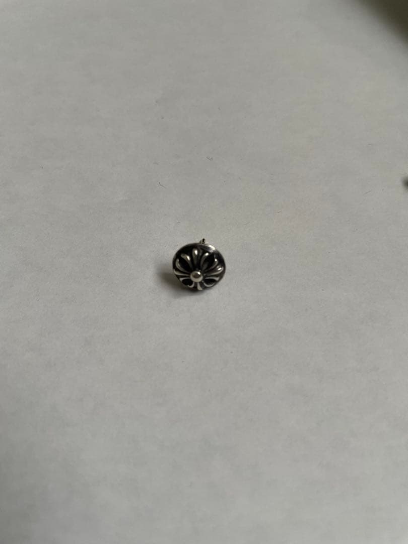 クロムハーツ　クロスボールスタッド　シルバーピアス