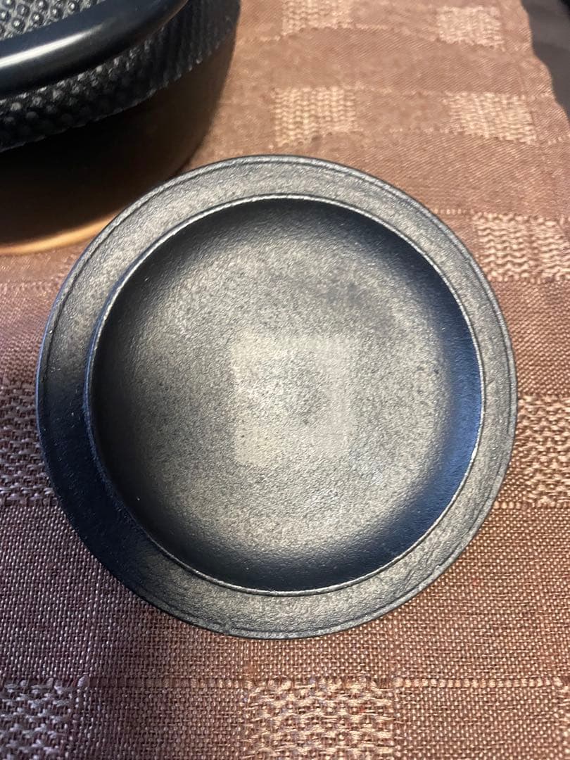 岩鋳 鉄瓶 7型アラレIH対応（内面釜焼）