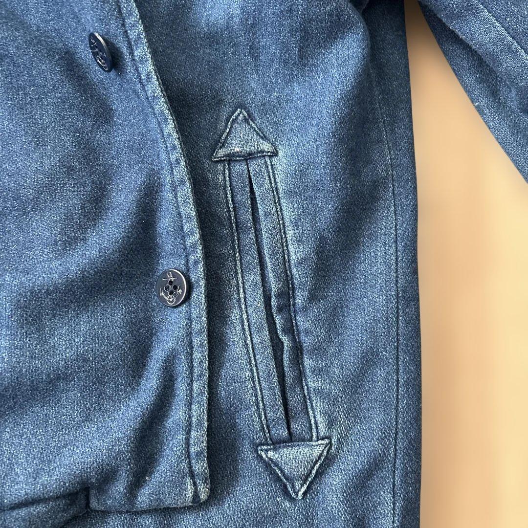 限定最終値下げ！レミレリーフ　インディゴ染め　コート