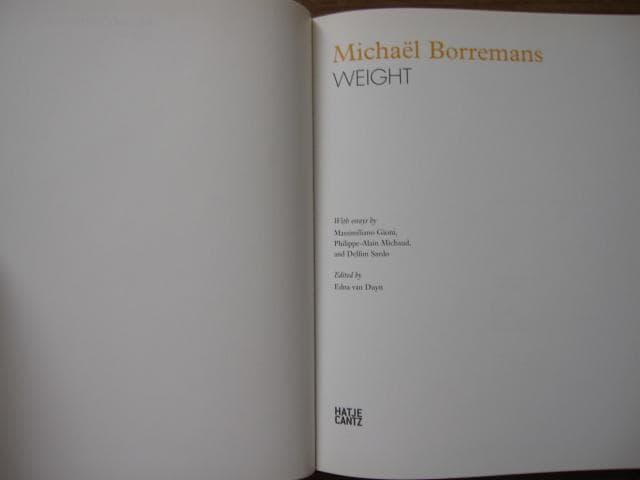 Weight　Michael Borremans　ミヒャエル・ボレマンス