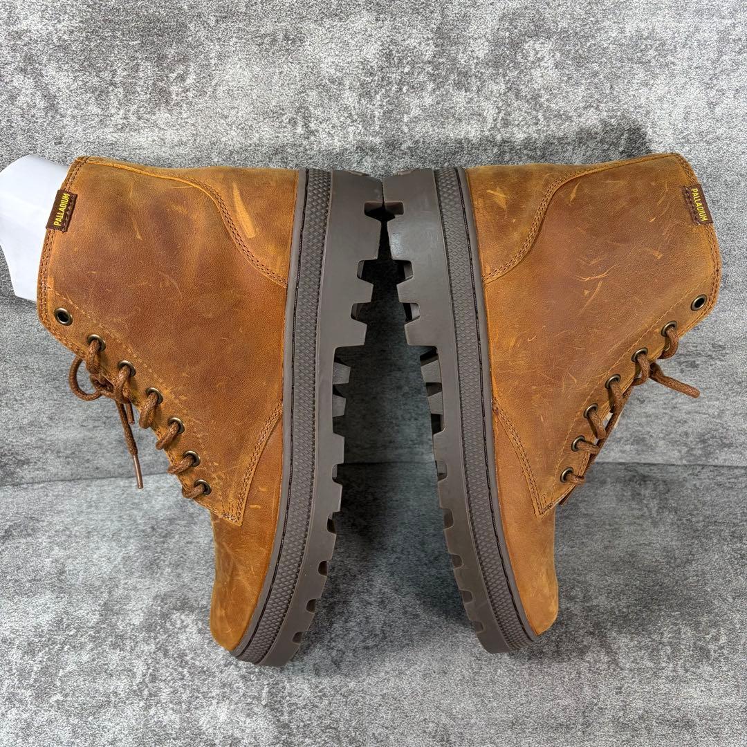 美品 PALLADIUM 　パラディウム　パラボッセ ミッド レザー　ブーツ