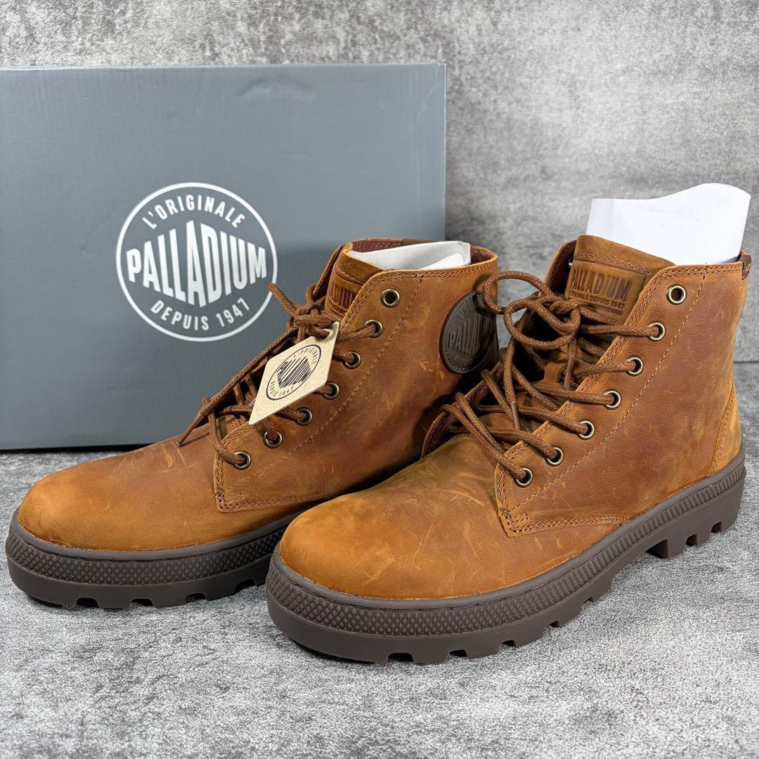美品 PALLADIUM 　パラディウム　パラボッセ ミッド レザー　ブーツ