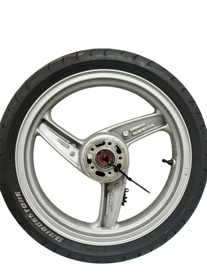 ZRX400実働から取り外し180太足　スイングアーム、前後ホイールその他セット