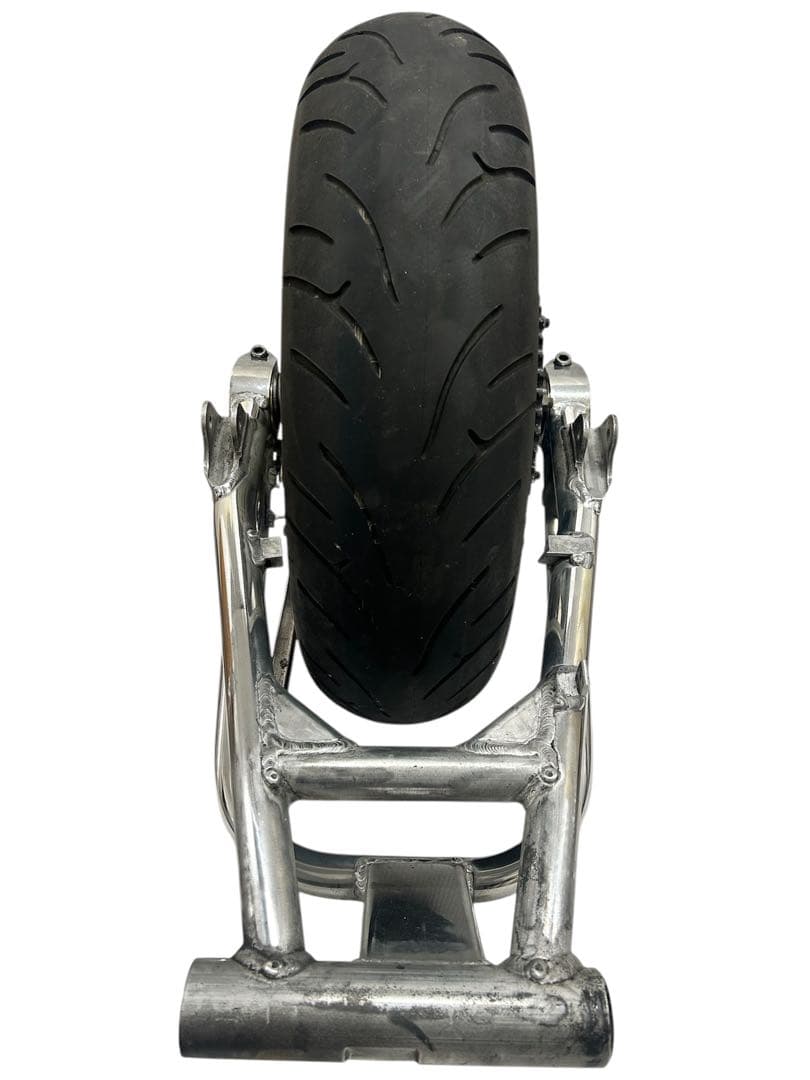 ZRX400実働から取り外し180太足　スイングアーム、前後ホイールその他セット