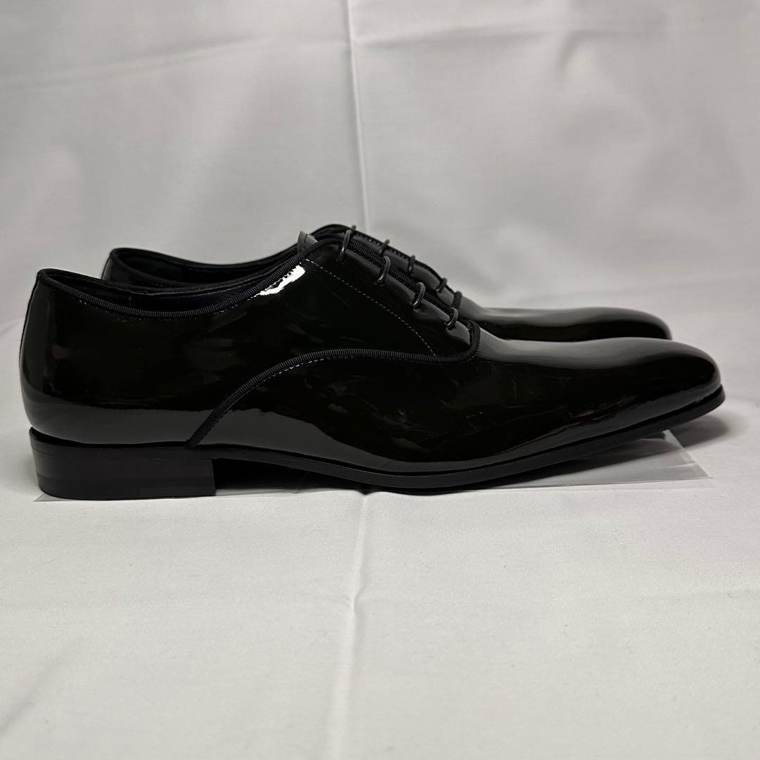 新品未使用☆ランバン☆エナメルシューズ☆ブラック☆本革☆オペラパンプス☆201