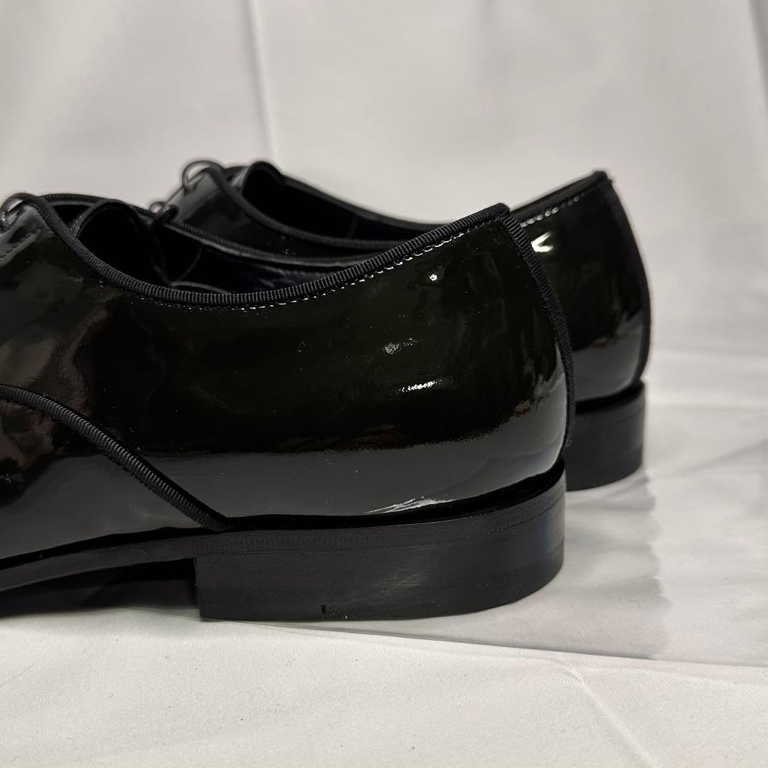 新品未使用☆ランバン☆エナメルシューズ☆ブラック☆本革☆オペラパンプス☆201