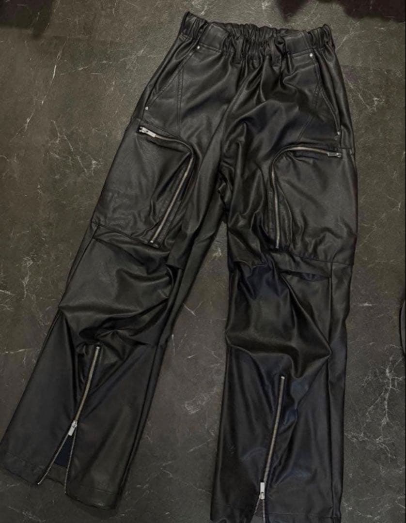 jent louis Zip Leather Pants Mサイズ