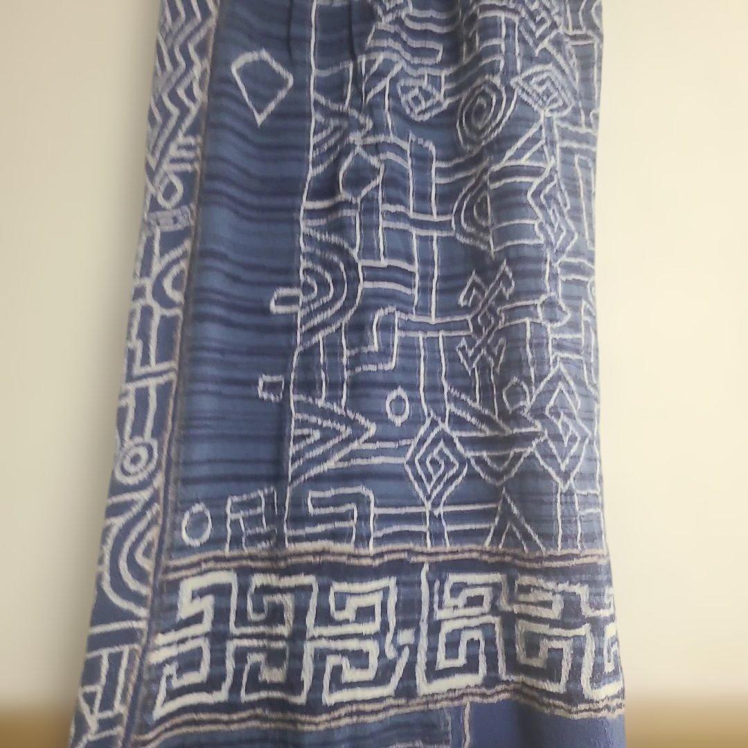 KAPITAL キャピタル　縮絨ウール大盤マフラー パッチワーク2㍍50cm