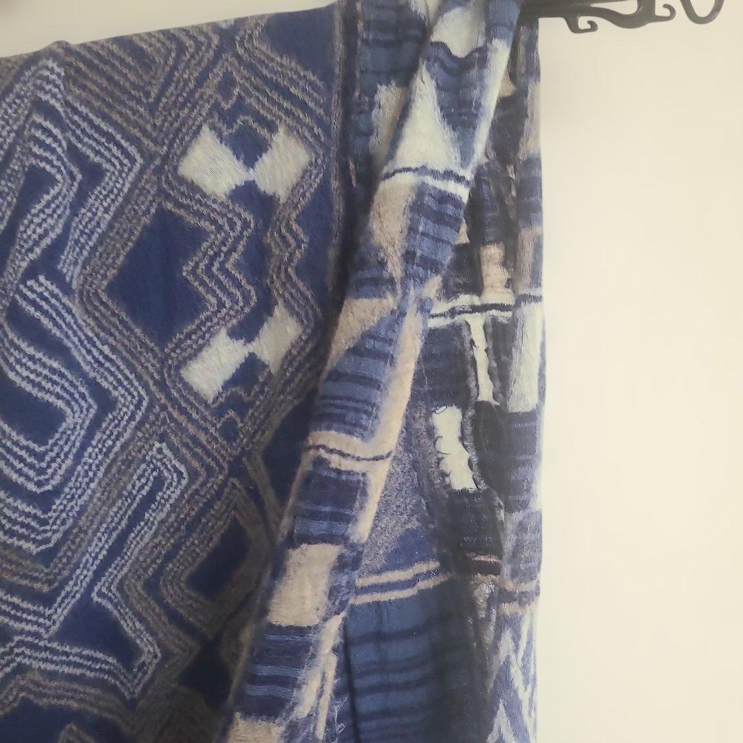 KAPITAL キャピタル　縮絨ウール大盤マフラー パッチワーク2㍍50cm