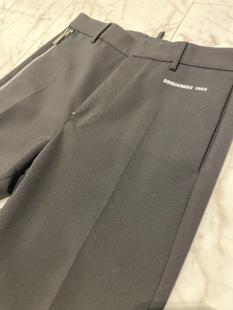 ディースクエアードdsquared2サイドジップアップスラックスパンツ