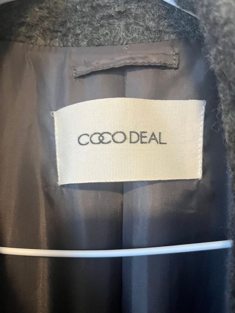 COCO DEAL ダークグレー ロングコート サイズ1