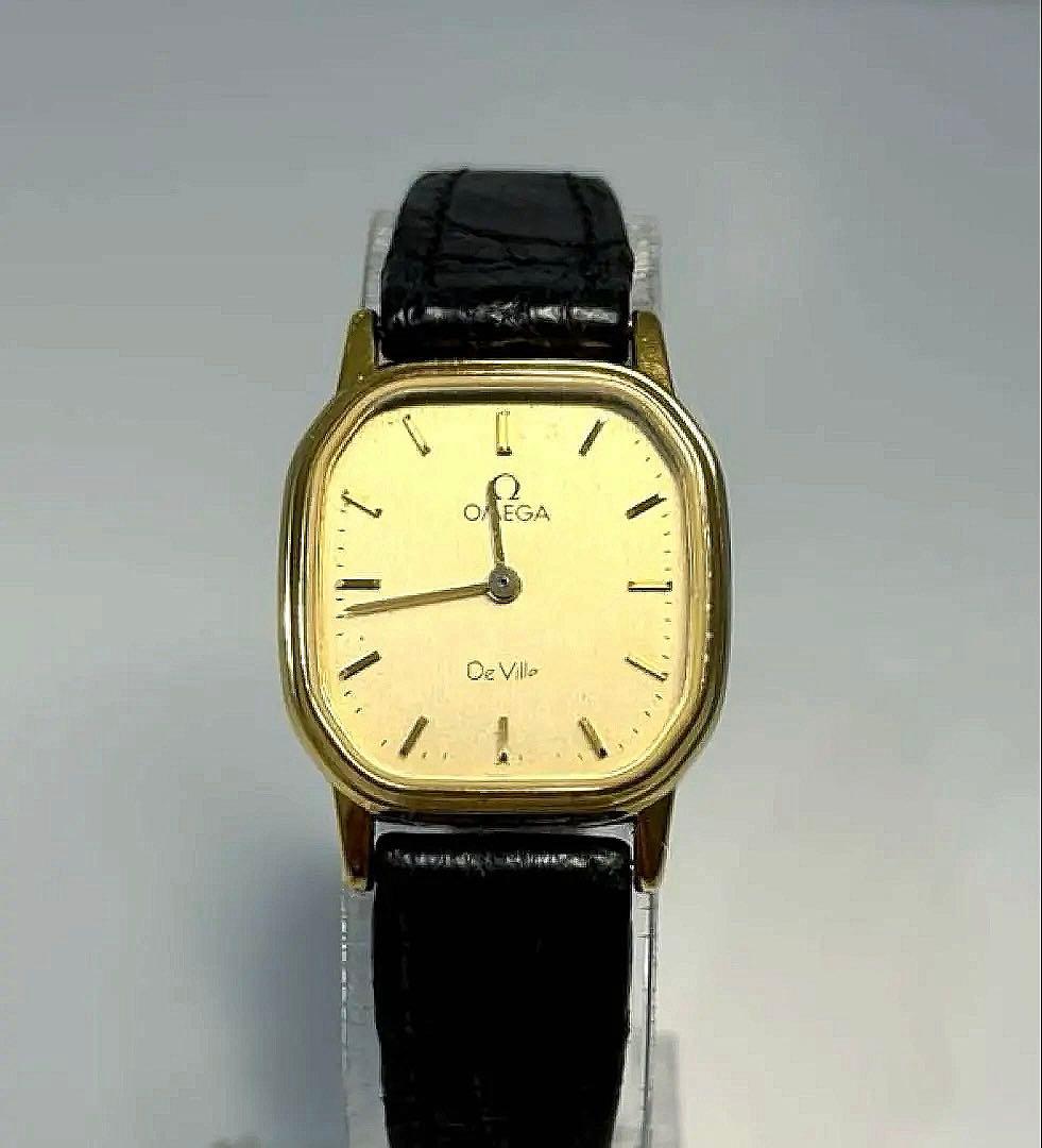 【新品電池】OMEGA オメガ デビル アンティーク腕時計 cal.1387