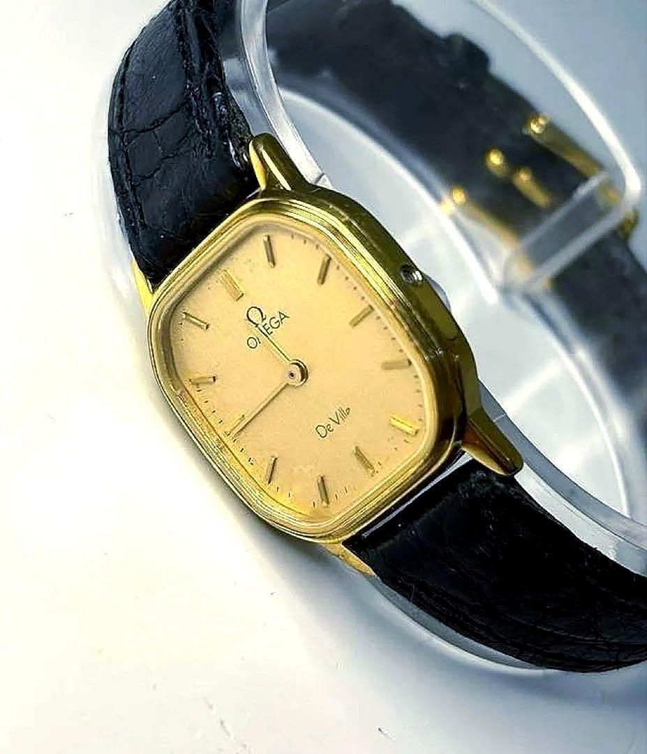 【新品電池】OMEGA オメガ デビル アンティーク腕時計 cal.1387