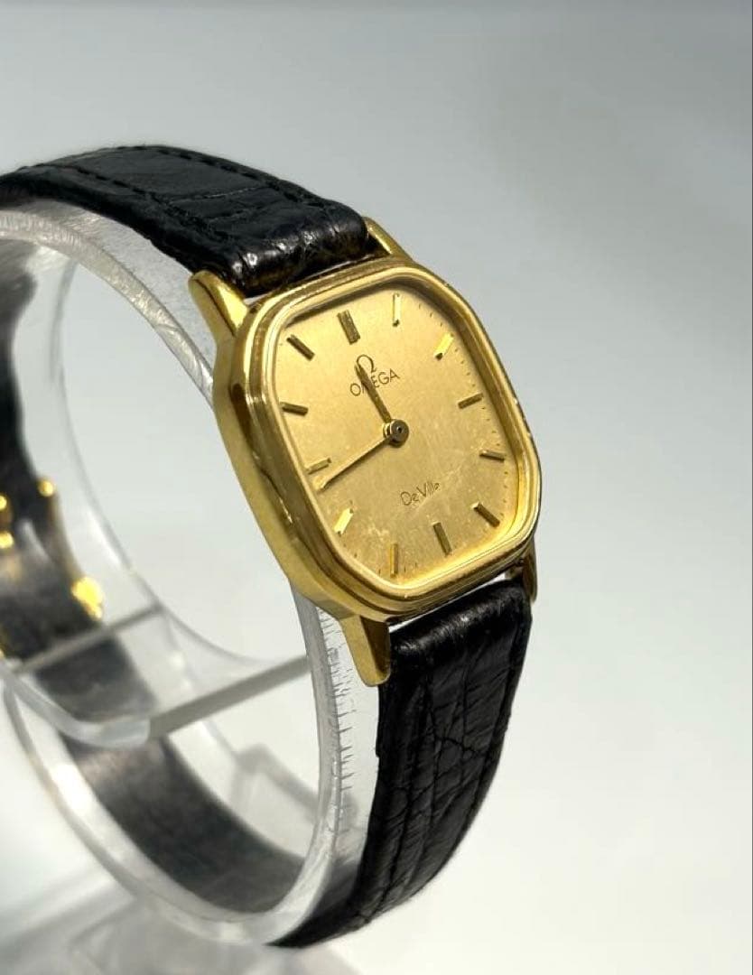 【新品電池】OMEGA オメガ デビル アンティーク腕時計 cal.1387