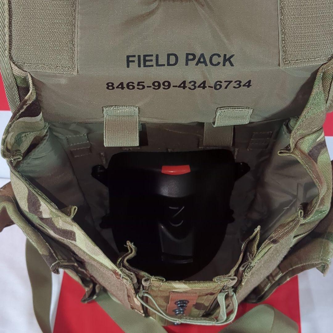 イギリス軍GSRレスピレーター（バッグ＆プラスチックホルダーフレーム付き）