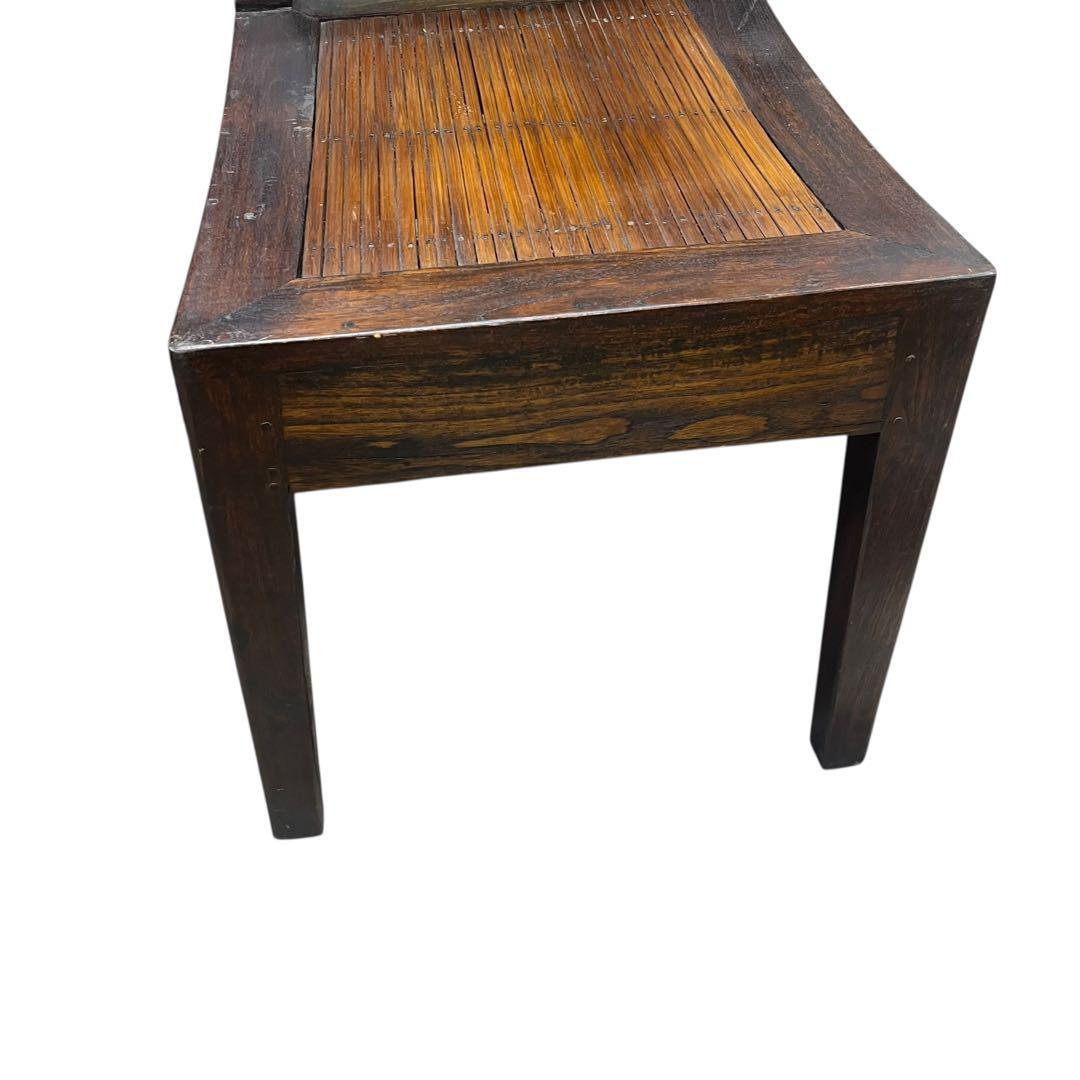 希少　一点物　木製　ダイニングチェア 2脚セット