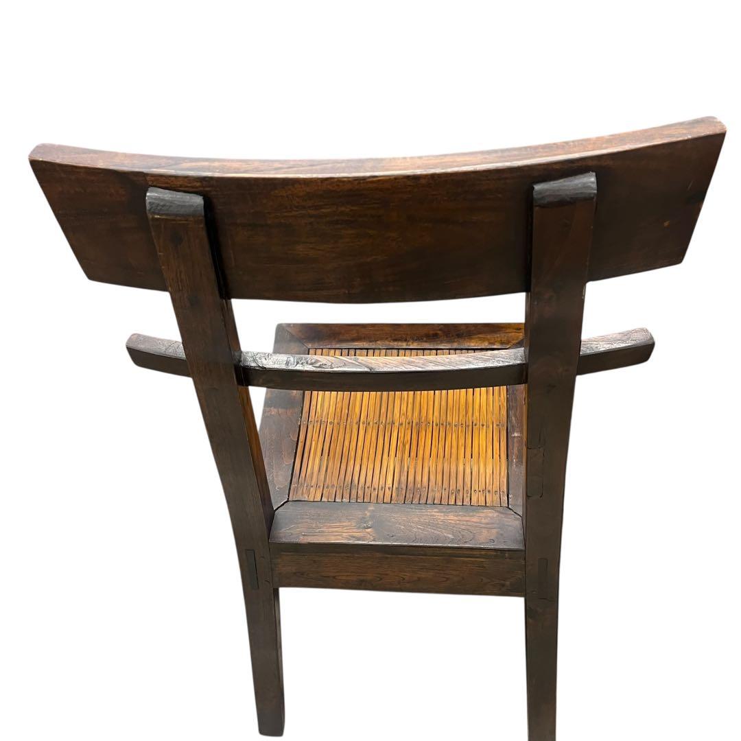 希少　一点物　木製　ダイニングチェア 2脚セット