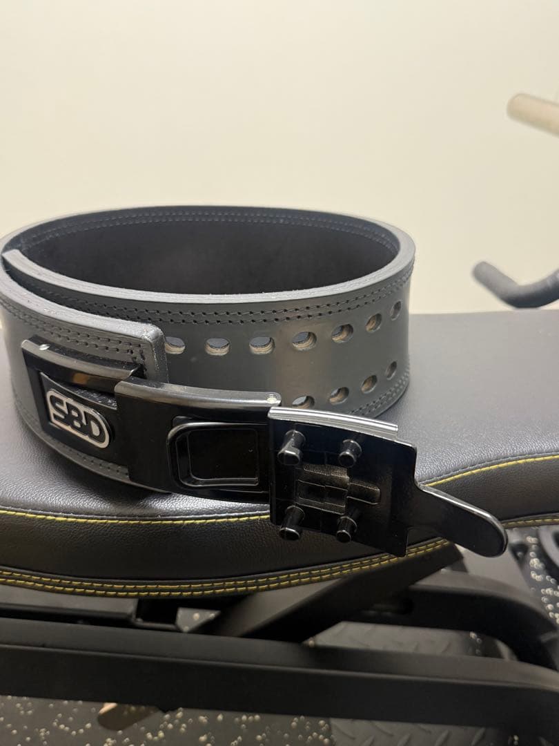 ［SBD］限定カラーForge パワーリフティングベルト10mmグレー Ｌサイズ