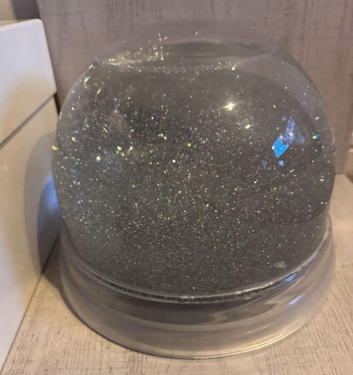 マルタンマルジェラ13ライン　ビッグスノードーム　シルバーラメ　箱付き