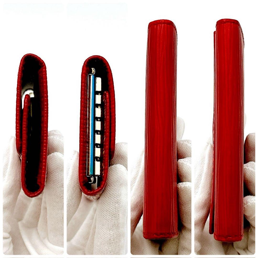 ルイヴィトン　ミュルティクレ　キーケース　エピ　6連　赤　レッド