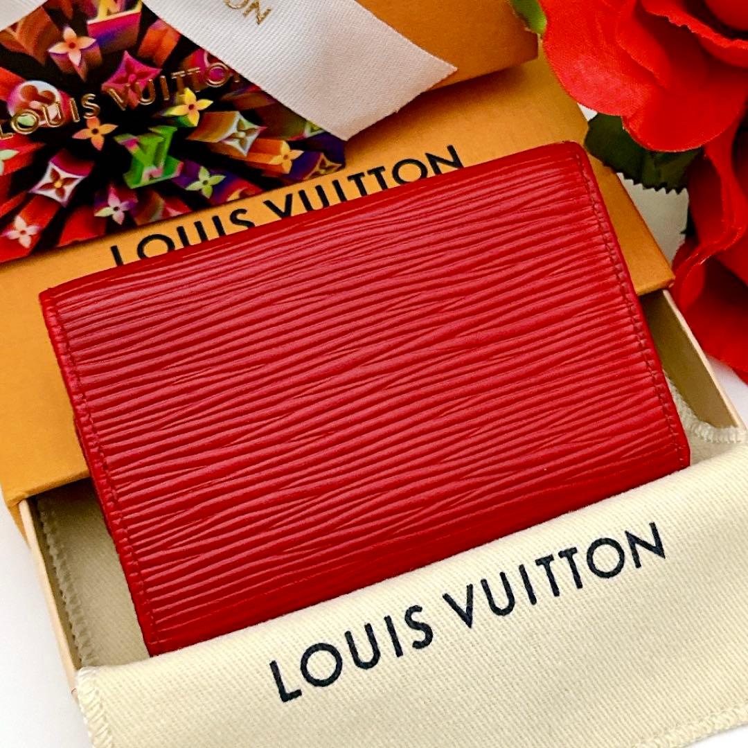 ルイヴィトン　ミュルティクレ　キーケース　エピ　6連　赤　レッド