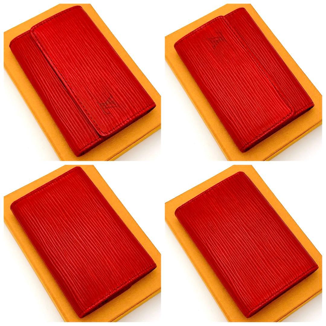 ルイヴィトン　ミュルティクレ　キーケース　エピ　6連　赤　レッド