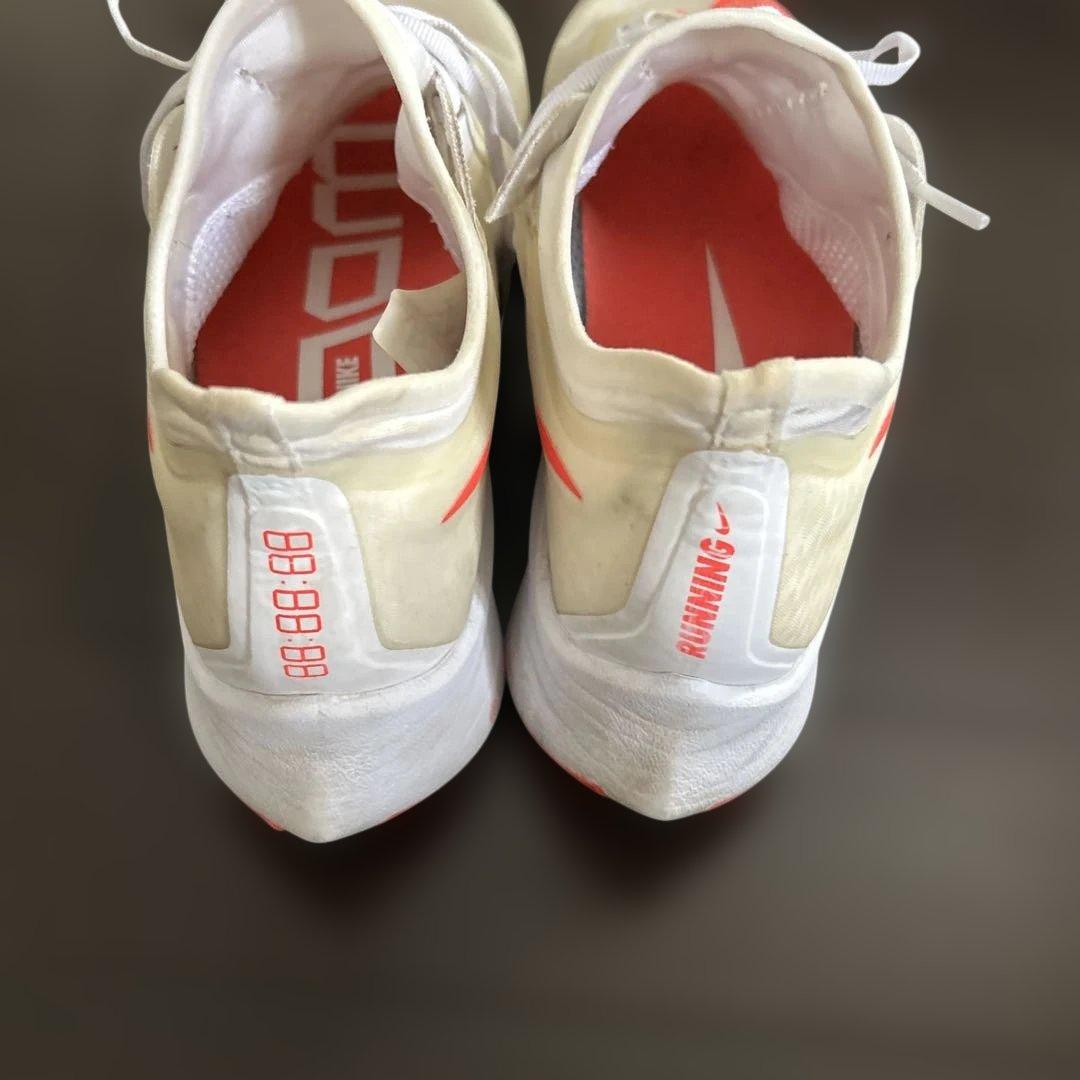 [ナイキ] ズームフライ (ホワイト×ピンク/27.0)