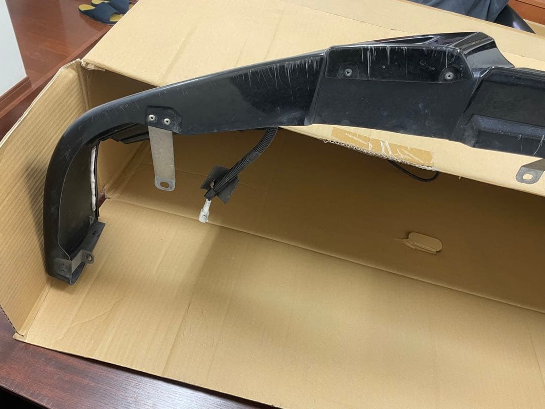 黒 アルファード30後期 TRDフロントエアロ