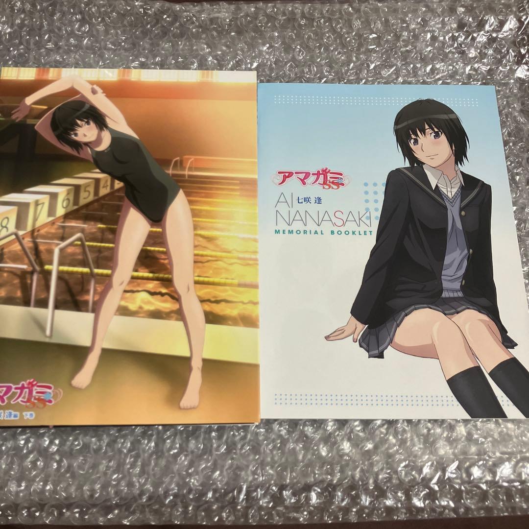 「激安」アマガミSS 七咲逢編 上巻　下巻　Blu-ray 布ポスター付き