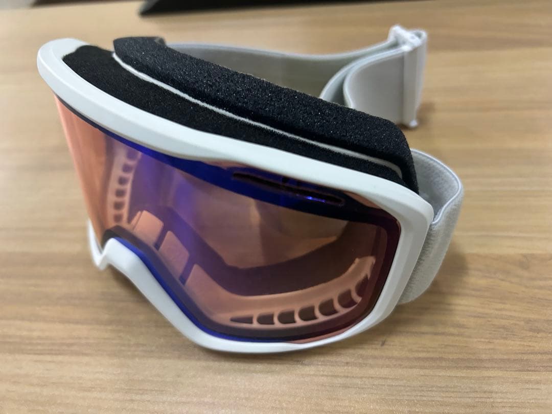 スキー・スノーボードアクセサリー SMITH BLAZER WHITE Blue Sensor Mirror