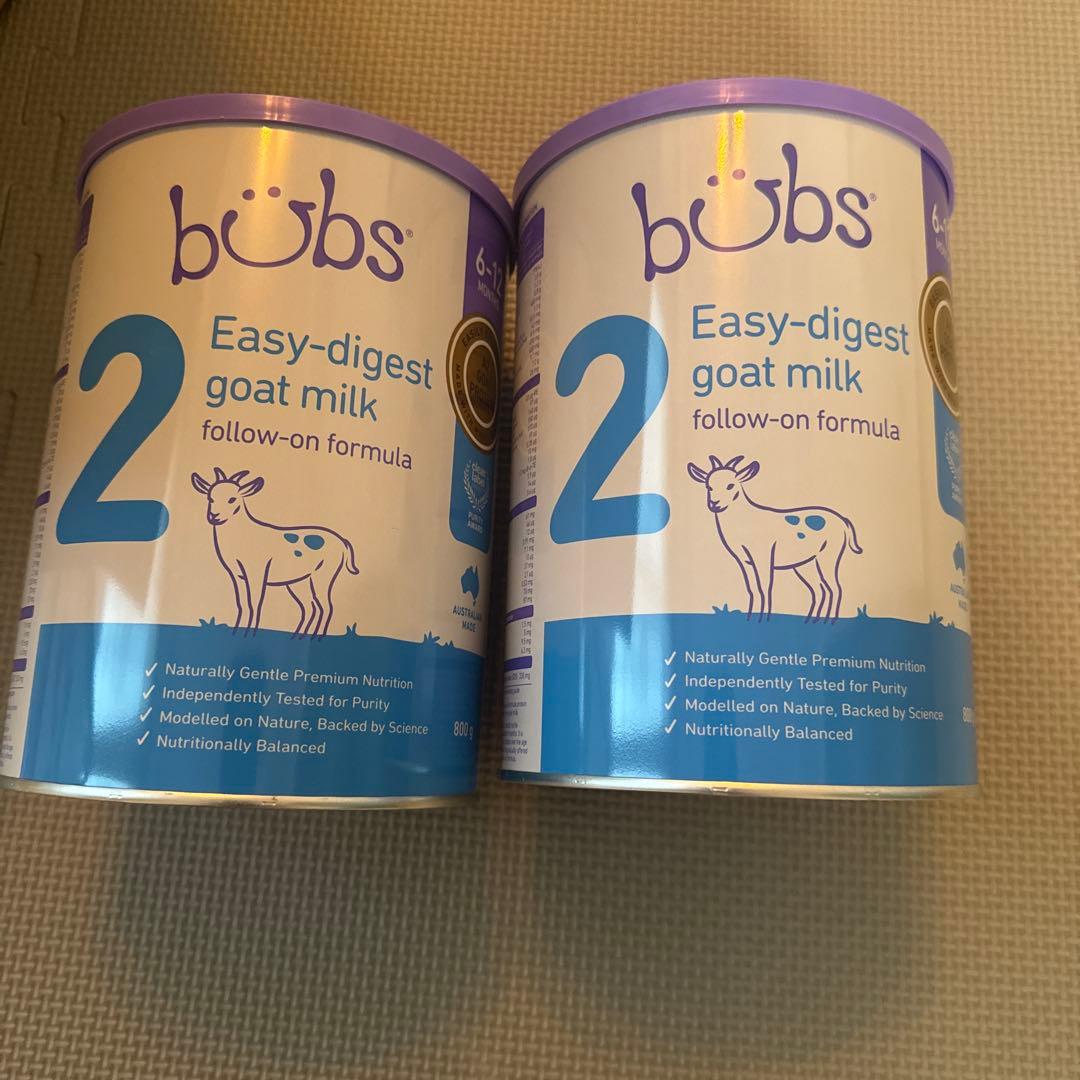 bubs バブス ヤギ 粉ミルク ステップ2 2缶セット