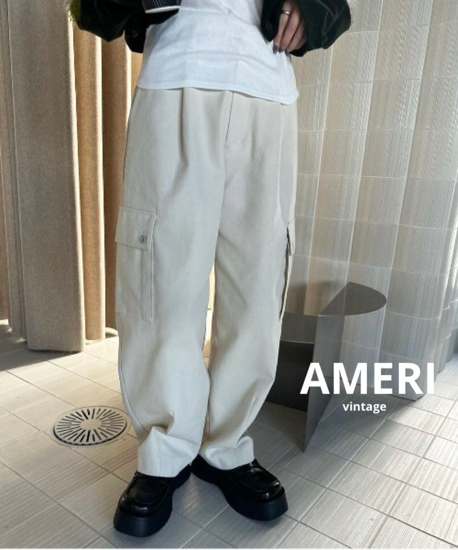 パンツ AMERI MILITARY SUIT DOCKING CARGO PANTS