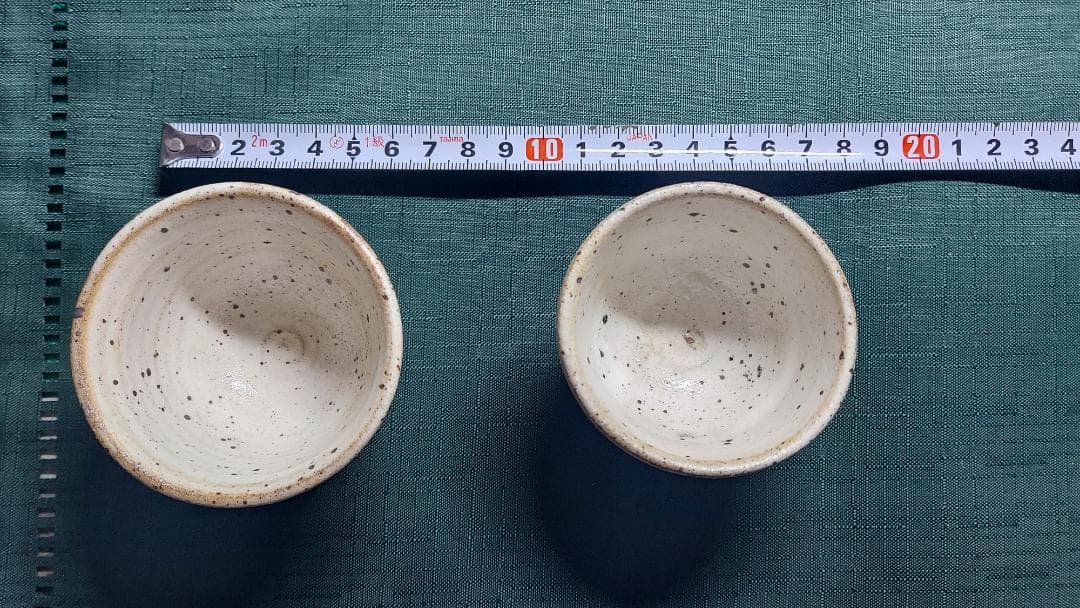 唐津焼隆太窯　中里隆作　粉引盃５点セット