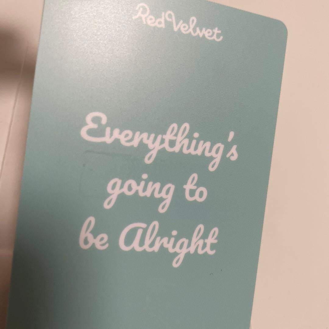 RedVelvet スルギ Gmarket トレカ