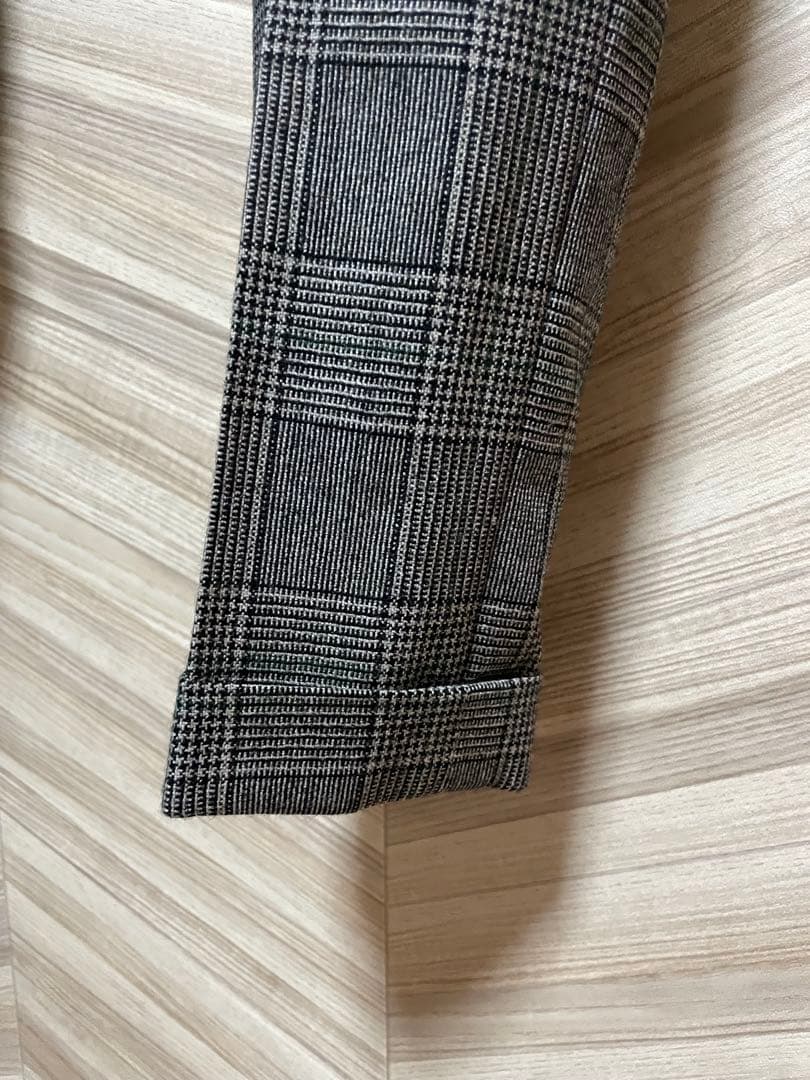 ダンカン　オーダースーツ　グレー　チェック　ペイズリー