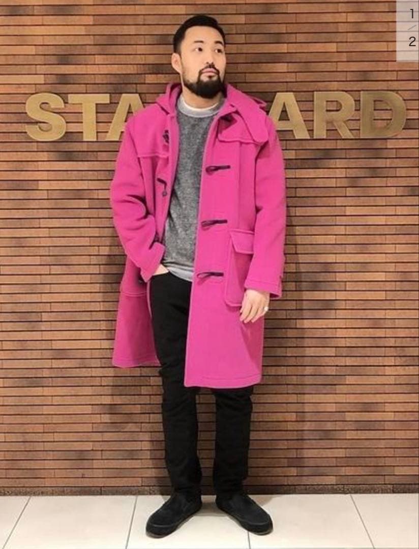 ジャーナルスタンダード×モンゴメリーダッフルコートパープルサイズ40未使用