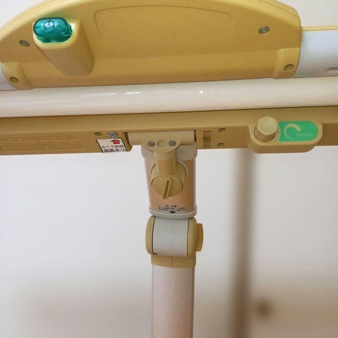 学習机　木製デスク　引き出し付き　照明付き　送料込み　ナチュラルブラウン