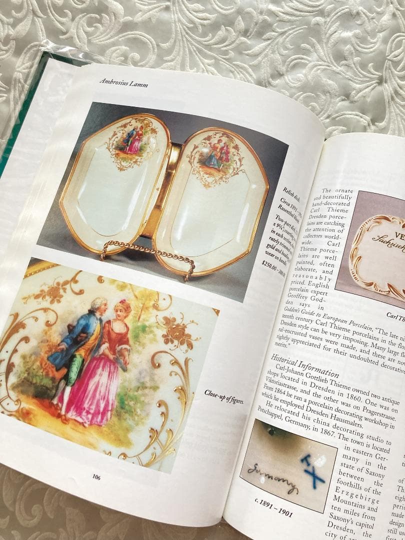 Dresden Porcelain Studios ポーセリンアート　本