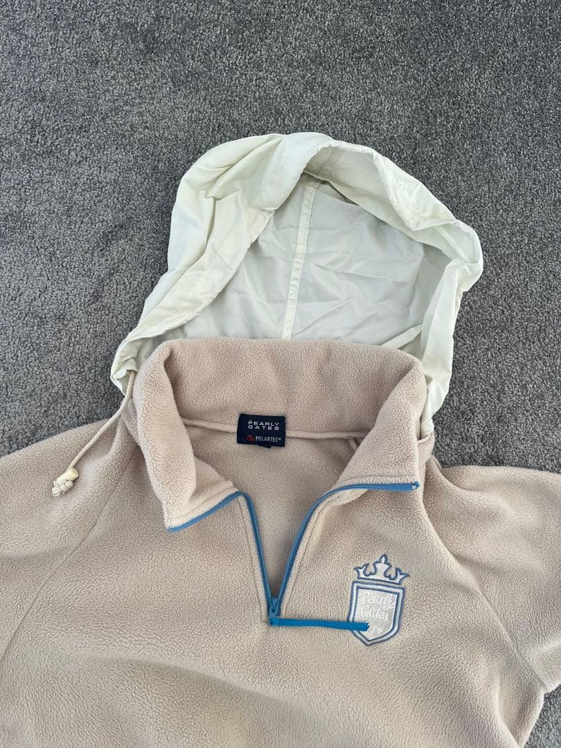 Pearly Gates 半袖シャツ ベージュ サイズ1 Mサイズ