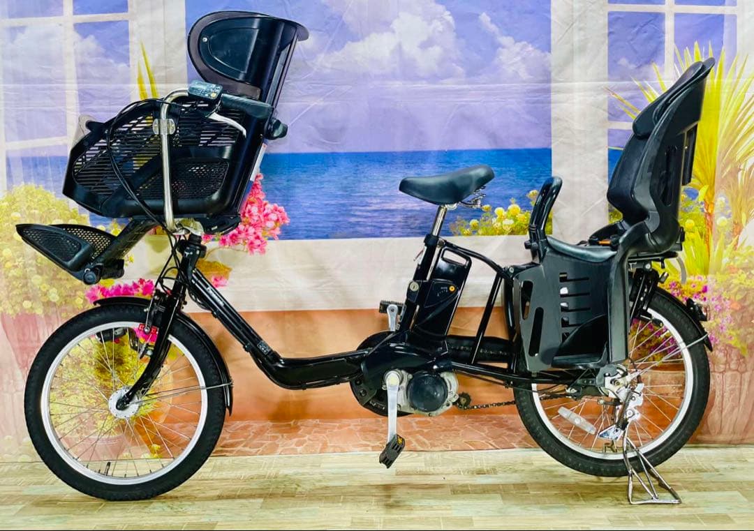 限定価格！パナソニックギュット⭐️13AH！子供乗せ電動アシスト自転車Y2852