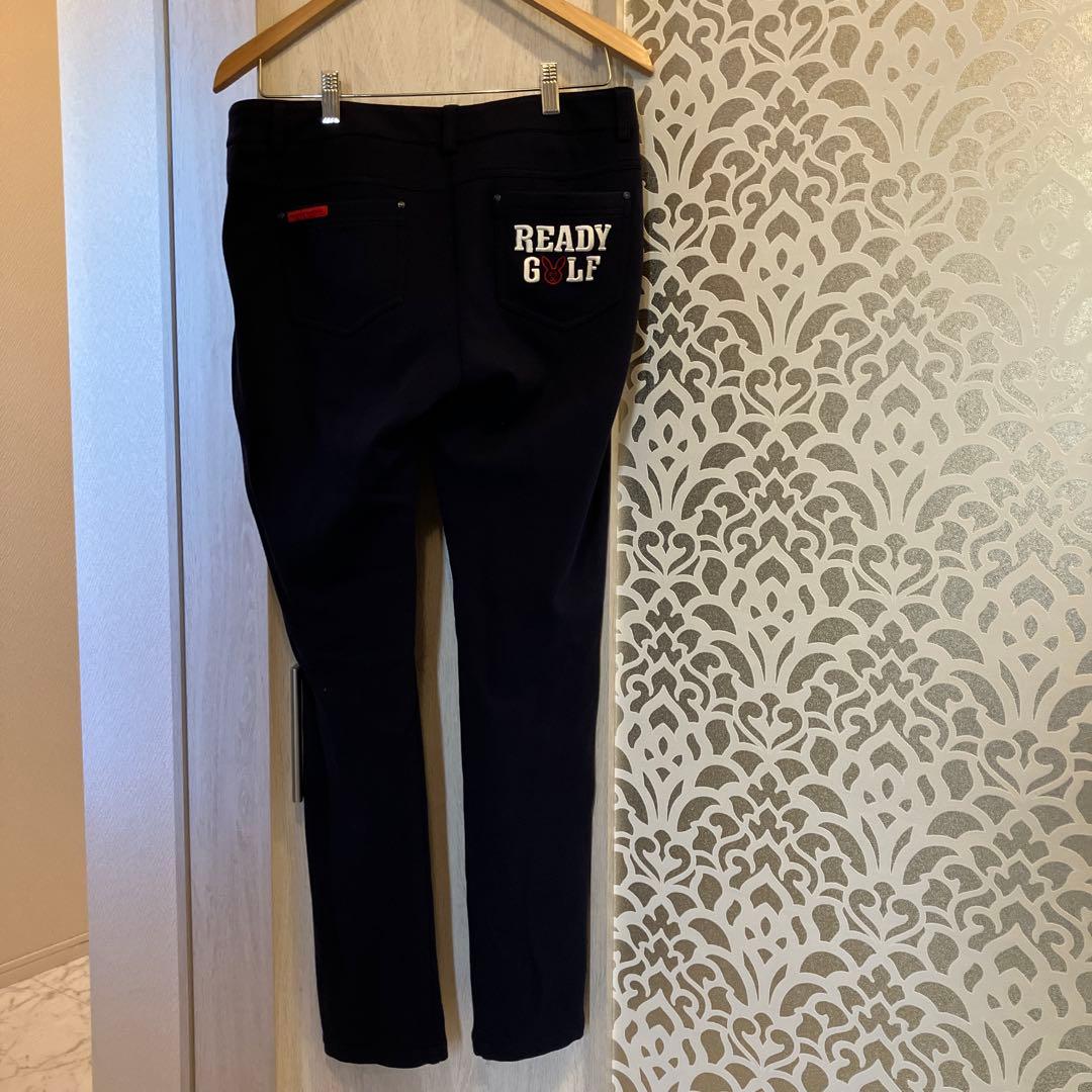 美品❣️パーリーゲイツパンツ❣️キルティング❣️ネイビー❣️2サイズ❣️