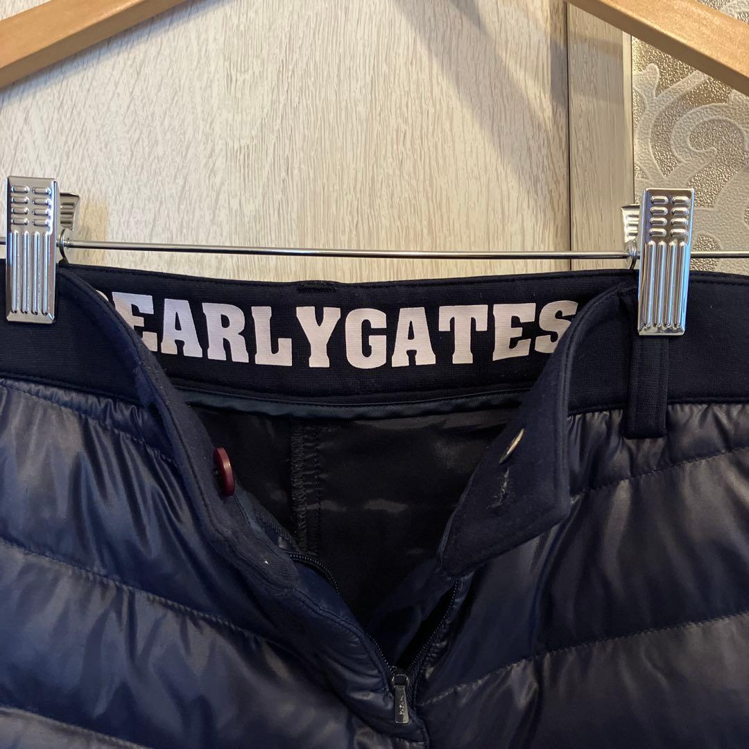 美品❣️パーリーゲイツパンツ❣️キルティング❣️ネイビー❣️2サイズ❣️