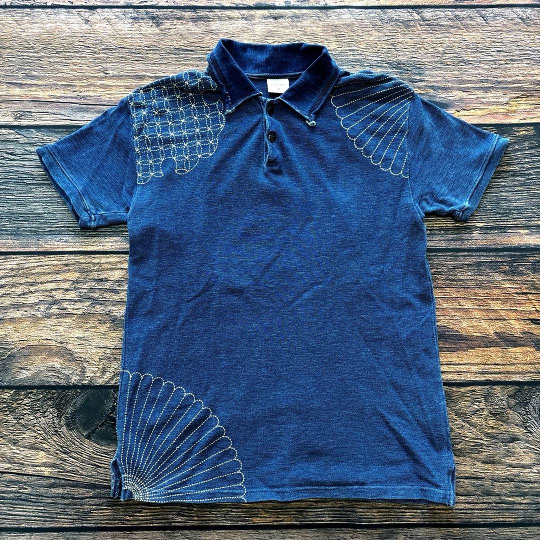 トップス KAPITAL / indigo polo shirts