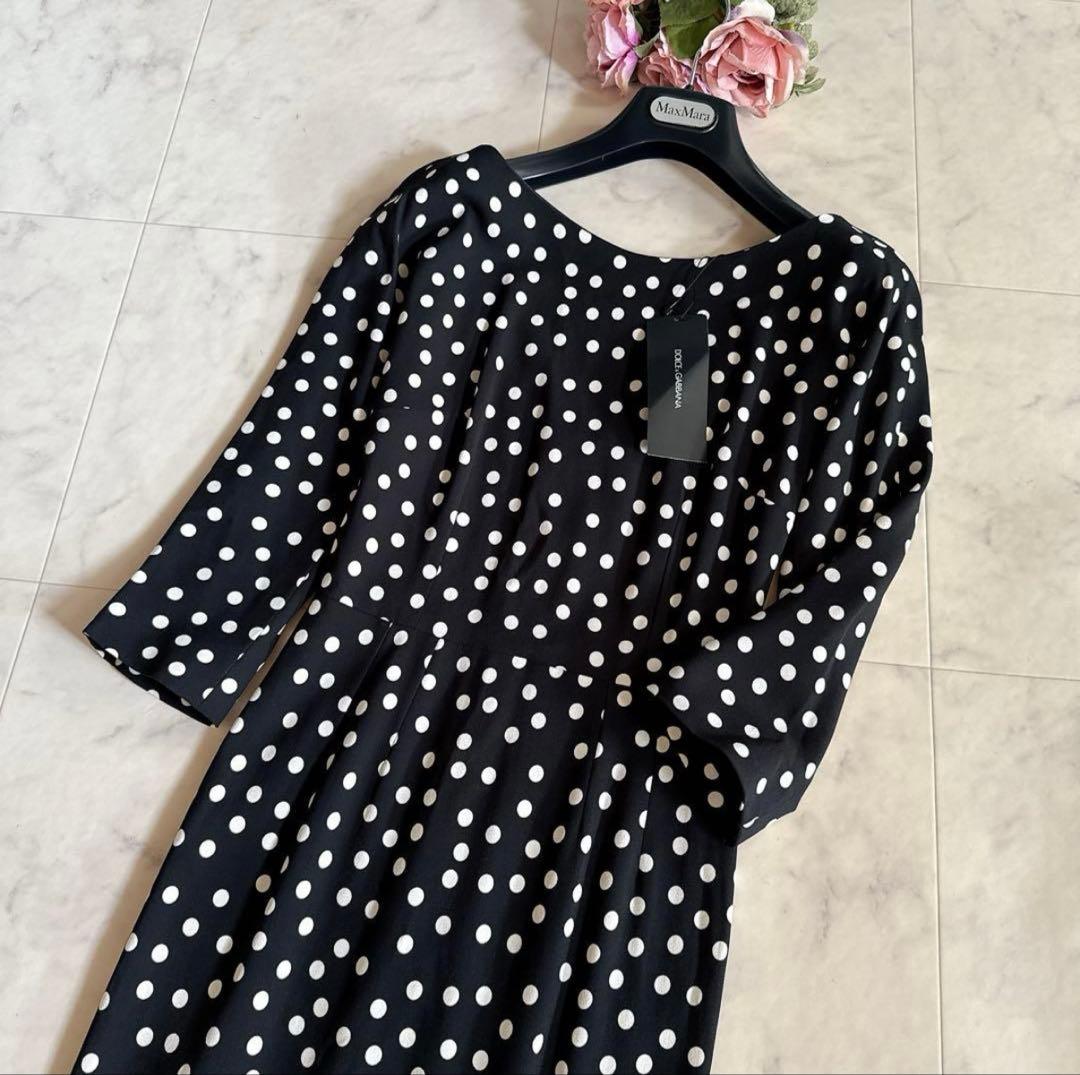 未使用タグ付き★定価25万 DOLCE&GABBANAポルカドット ワンピース