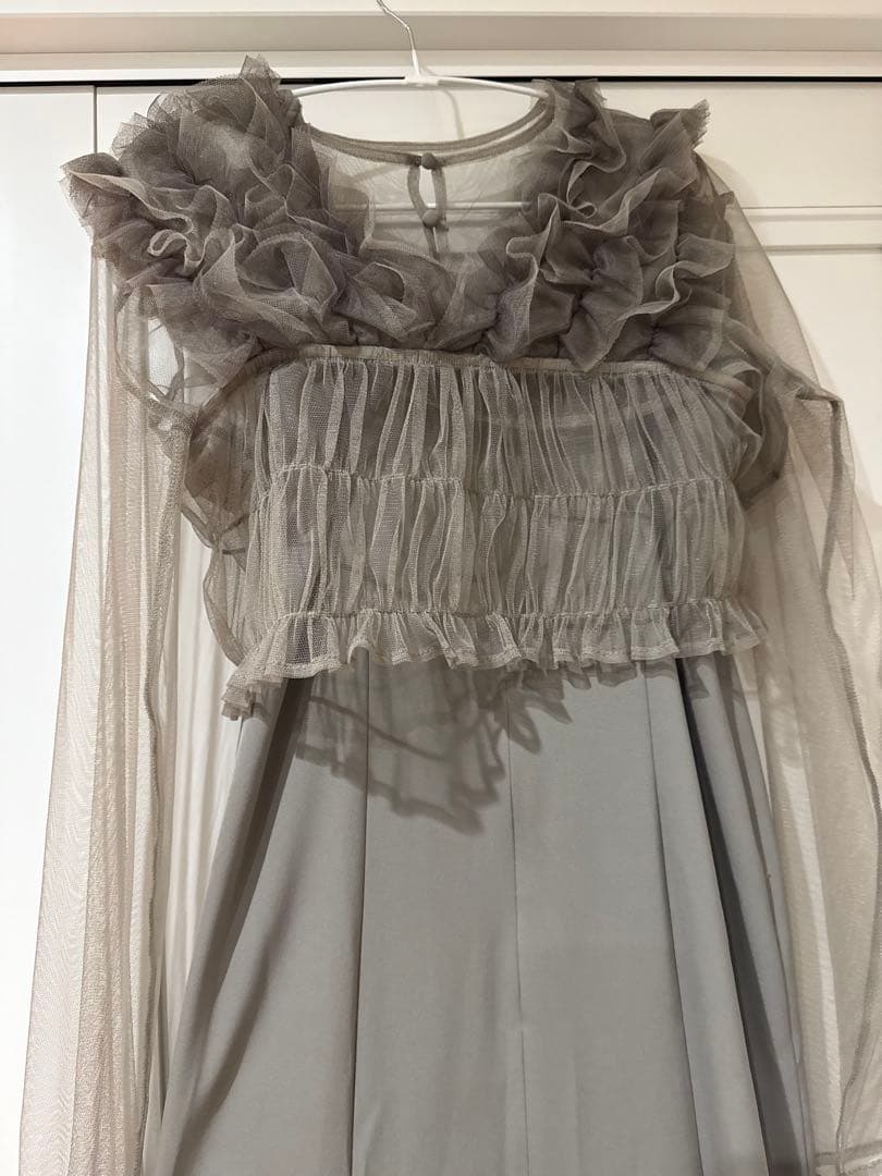 フリルドレス ボレロ ブラウス セット パーティードレス オケージョンドレス