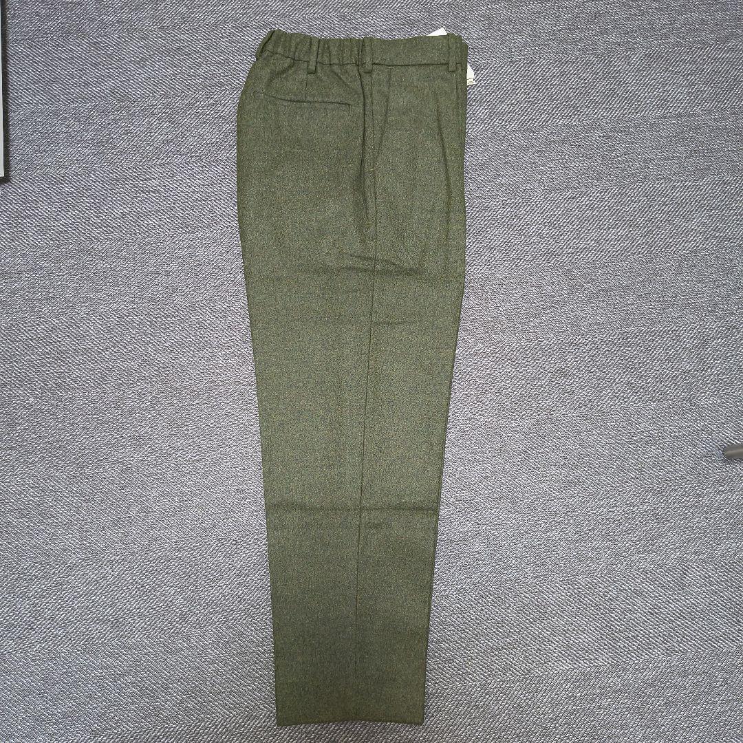 パンツ FRONT PLEATS PEGTOP ORGANIC WOOL FLANNEL