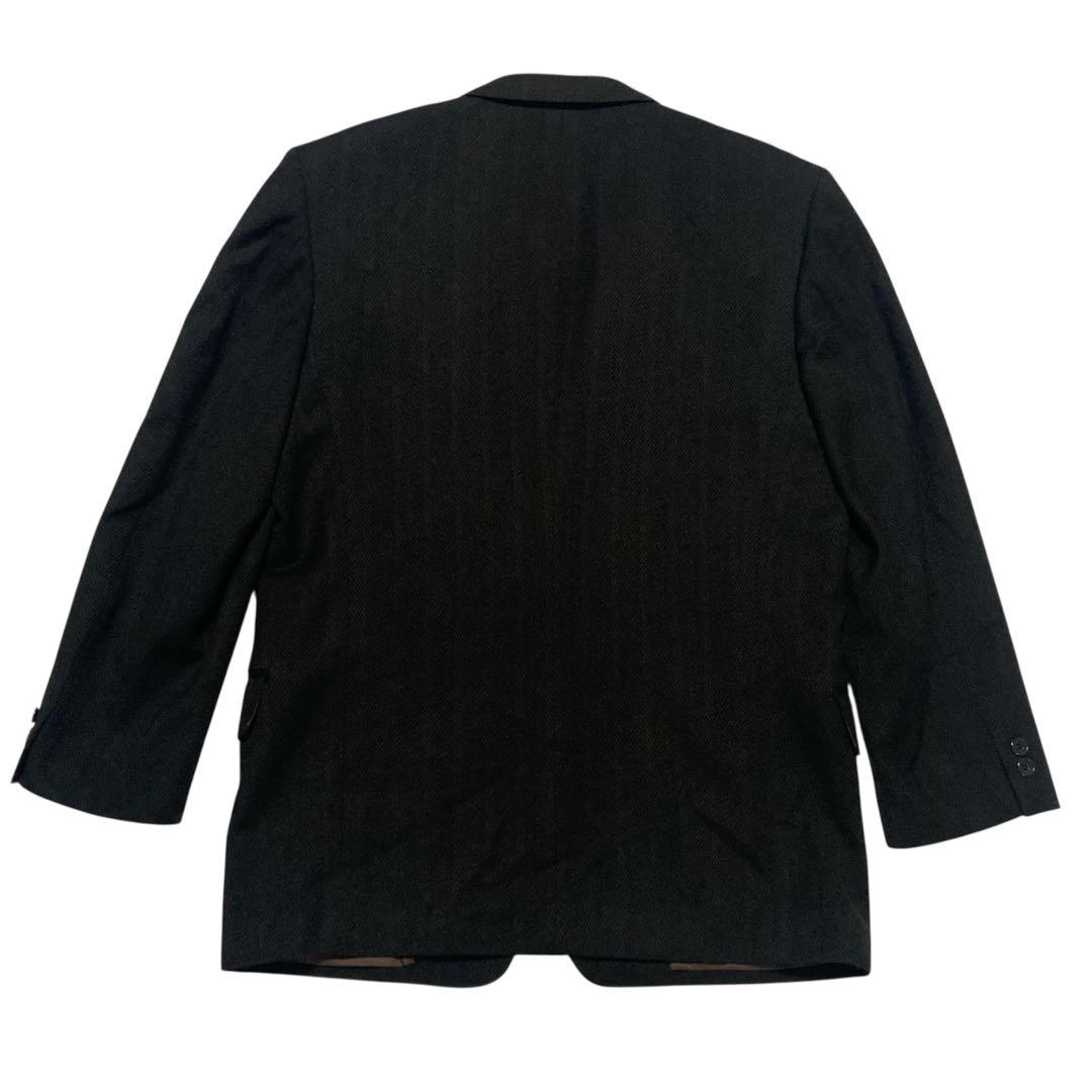 INTERMEZZO ツイードセットアップダークブラウン　ダーバン　ヘリンボーン