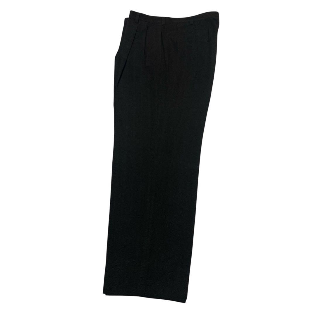 INTERMEZZO ツイードセットアップダークブラウン　ダーバン　ヘリンボーン